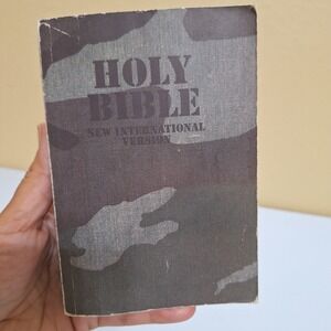 NIV Holy Bible Military ACU Digital Camo Cover New International Version 4"x6"